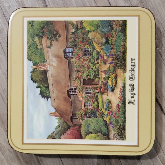 VINTAGE Pimpernel Old ENGLISH CORK COASTERS (6) SET - Picture 6 of 11